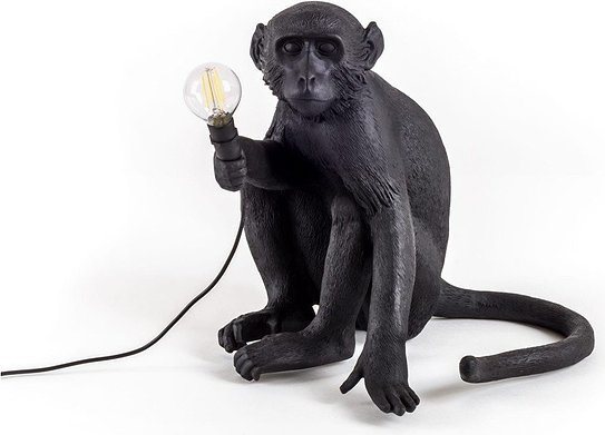 lampa czarna małpa